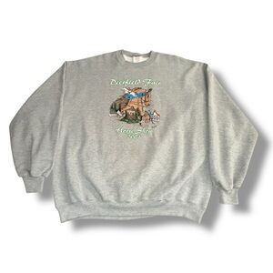Men’s Jerzees 2001 Deerfield Fair Horse Show Crewneck Sweatshirt